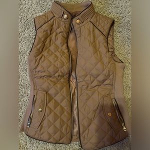 brown vest